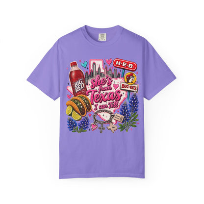 Big Red - "She's from Texas I can tell" T-Shirt