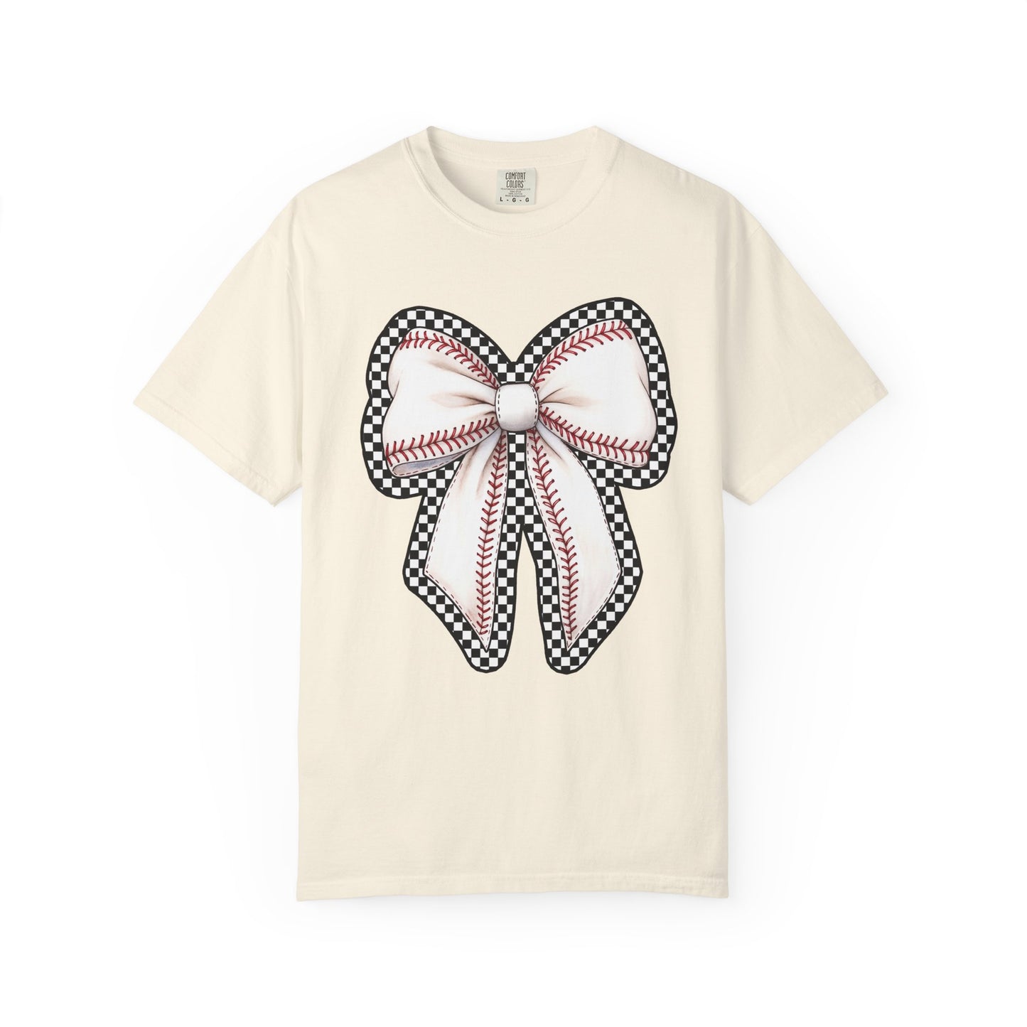 Baseball Stitch Bow T-Shirt
