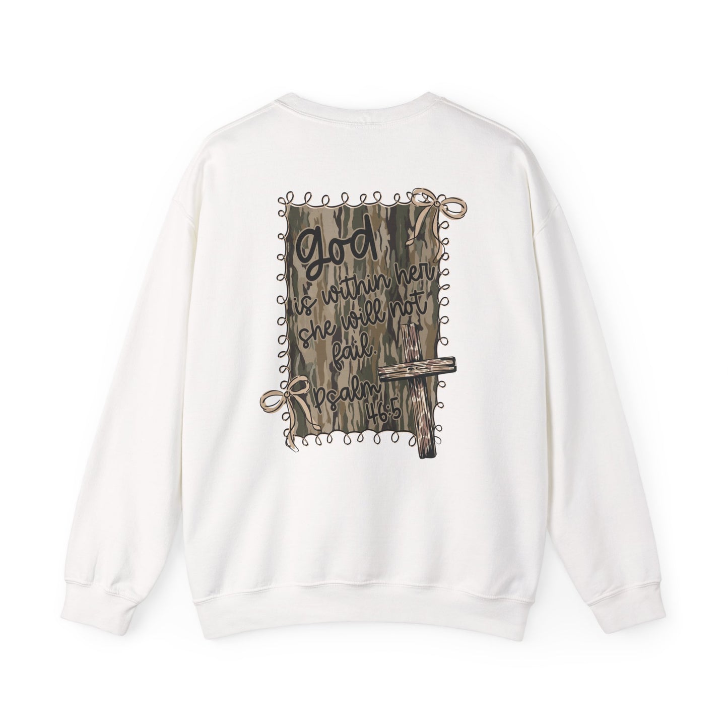“God is within her; she will not fail" Crewneck