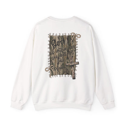 “God is within her; she will not fail" Crewneck