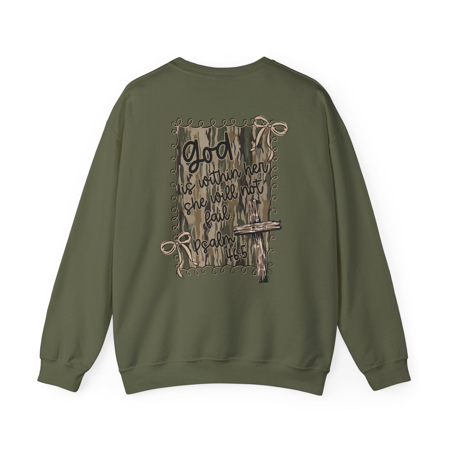 “God is within her; she will not fail" Crewneck
